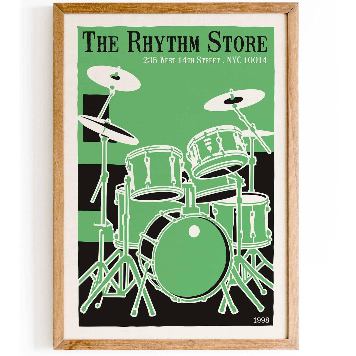 Rhythm Store Drum Poster Print