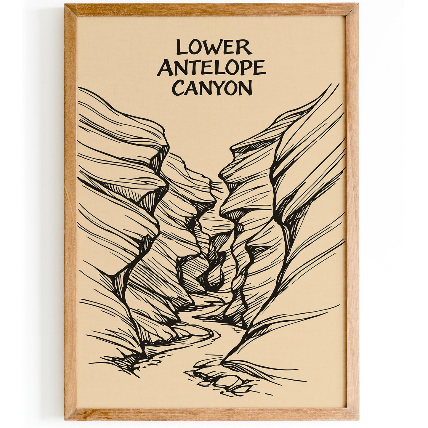 Lower Antelope Canyon Poster