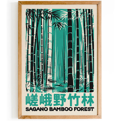 Sagano Bamboo Forest Poster