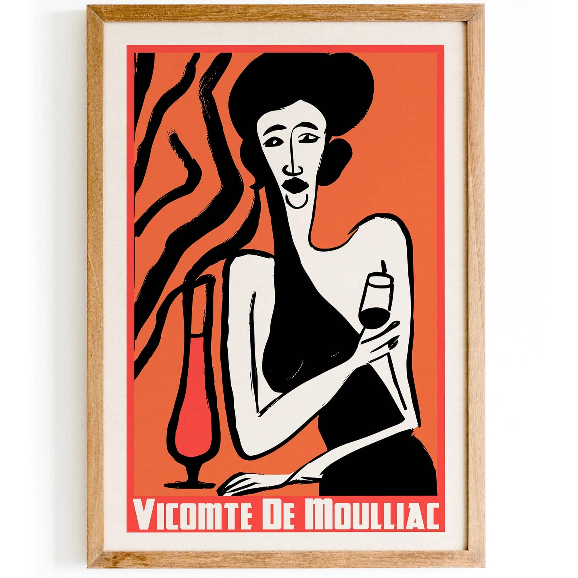 Vintage French Wine Poster - HypeSheriff
