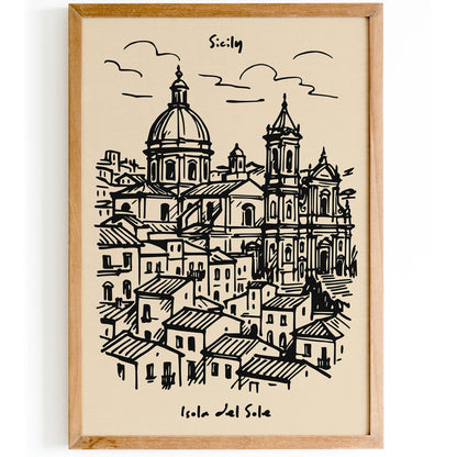 Isola del Sole Sicilia Poster