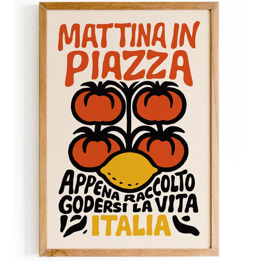 Italian Kitchen Art Poster