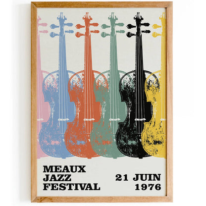 Meaux Jazz Festival 1976 Poster - HypeSheriff