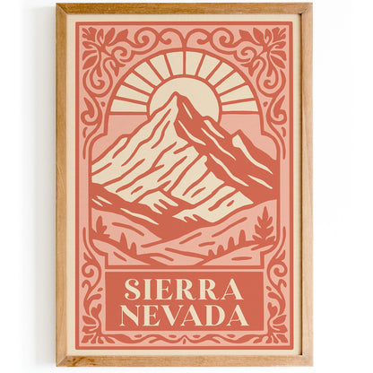 Sierra Nevada Landscape Poster