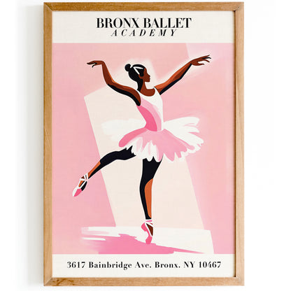 Bronx Ballet Academy Ballerina Poster