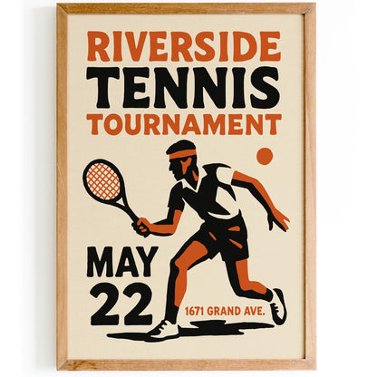 Tennis Tournament Poster