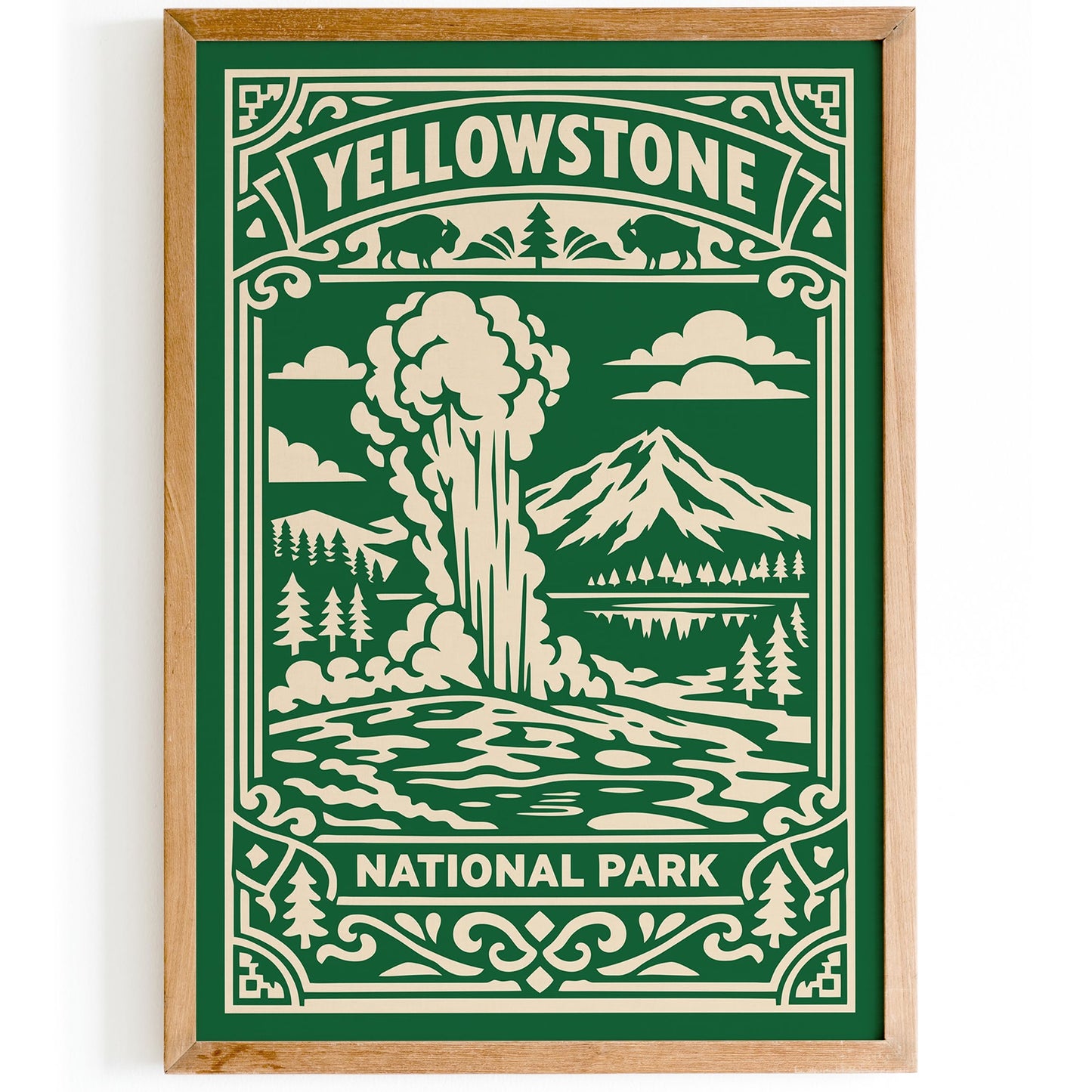 Yellowstone National Park Poster