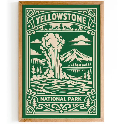 Yellowstone National Park Poster