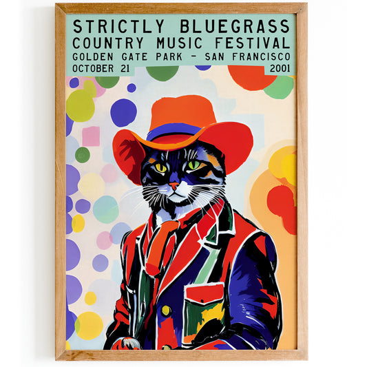 Strictly Bluegrass Country Festival Poster