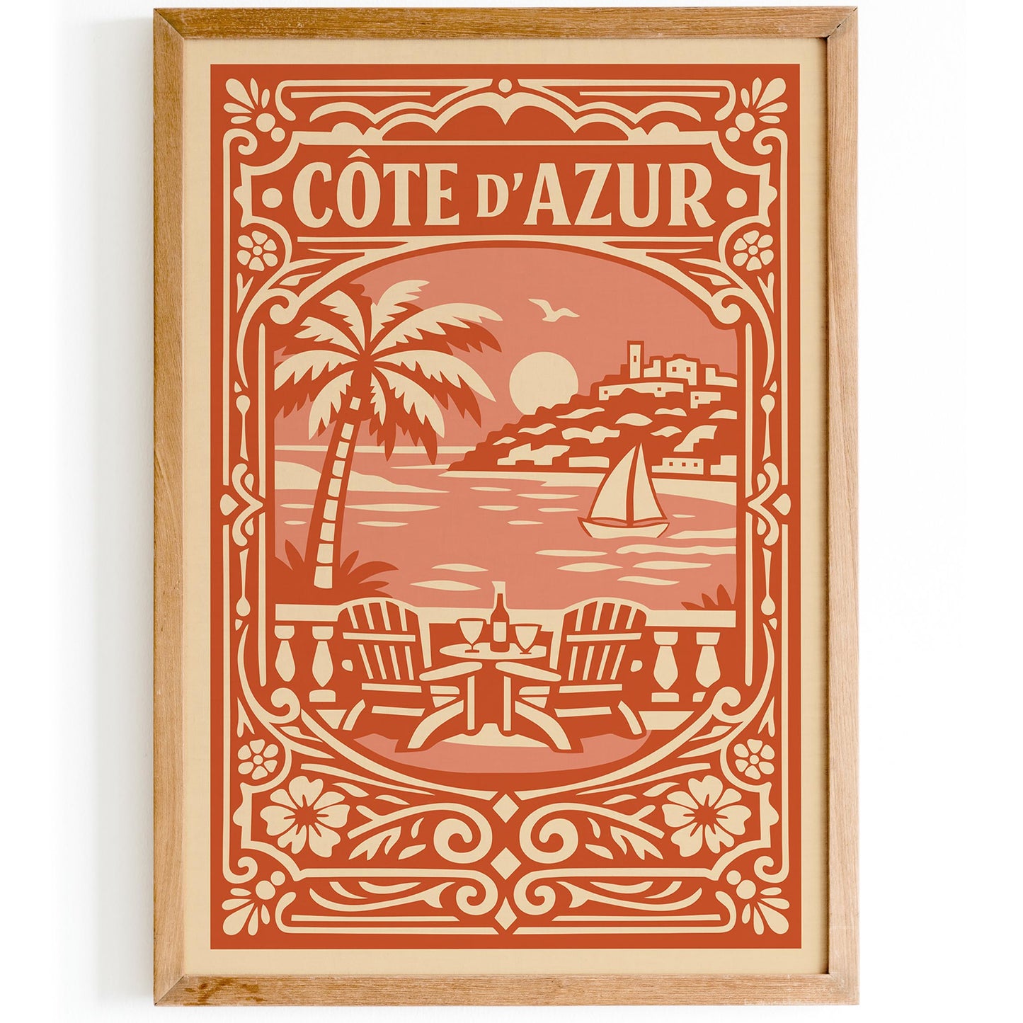 Côte d’Azur Poster - Travel Wall Art
