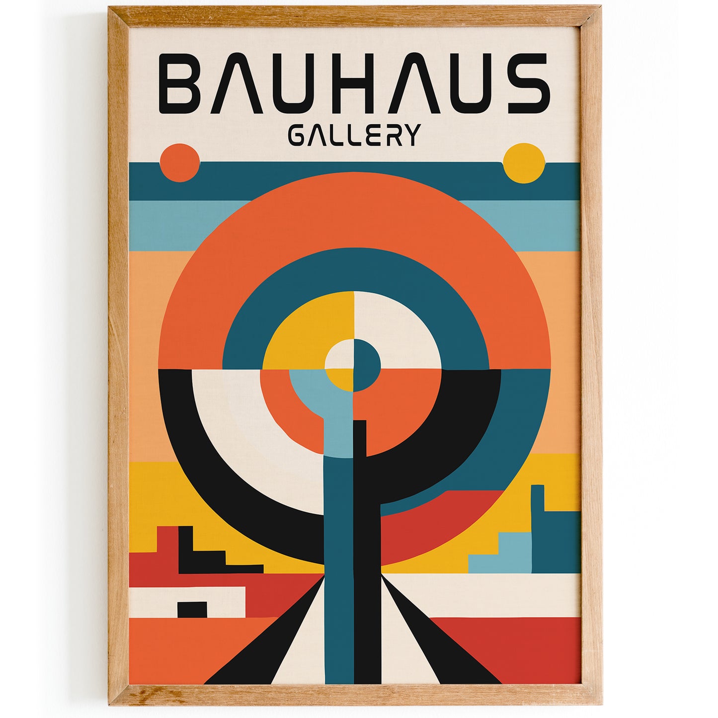 Bauhaus Gallery Modern Geometric Print