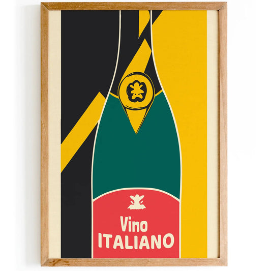 Vintage Italian Wine Poster - HypeSheriff