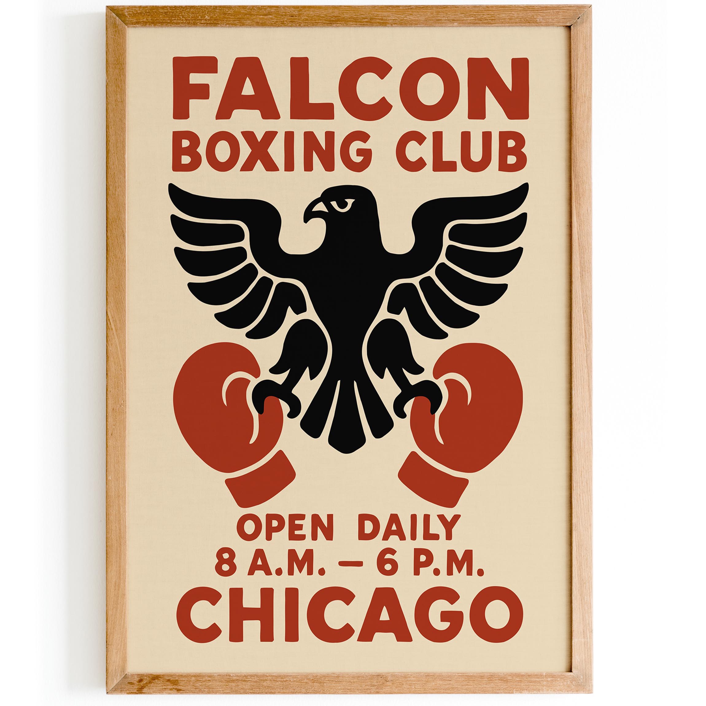 Falcon Boxing Club Poster – HypeSheriff