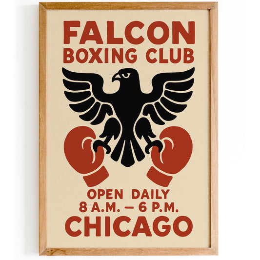 Falcon Boxing Club Poster