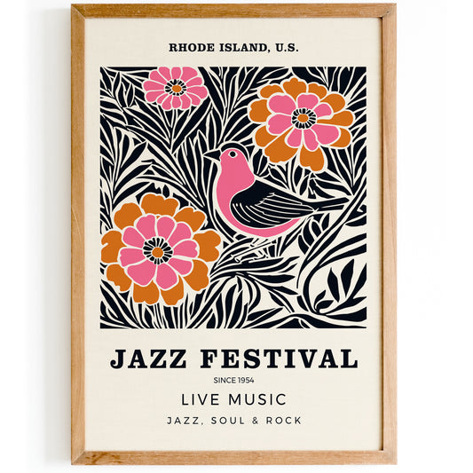 Jazz Festival Rhode Island Poster