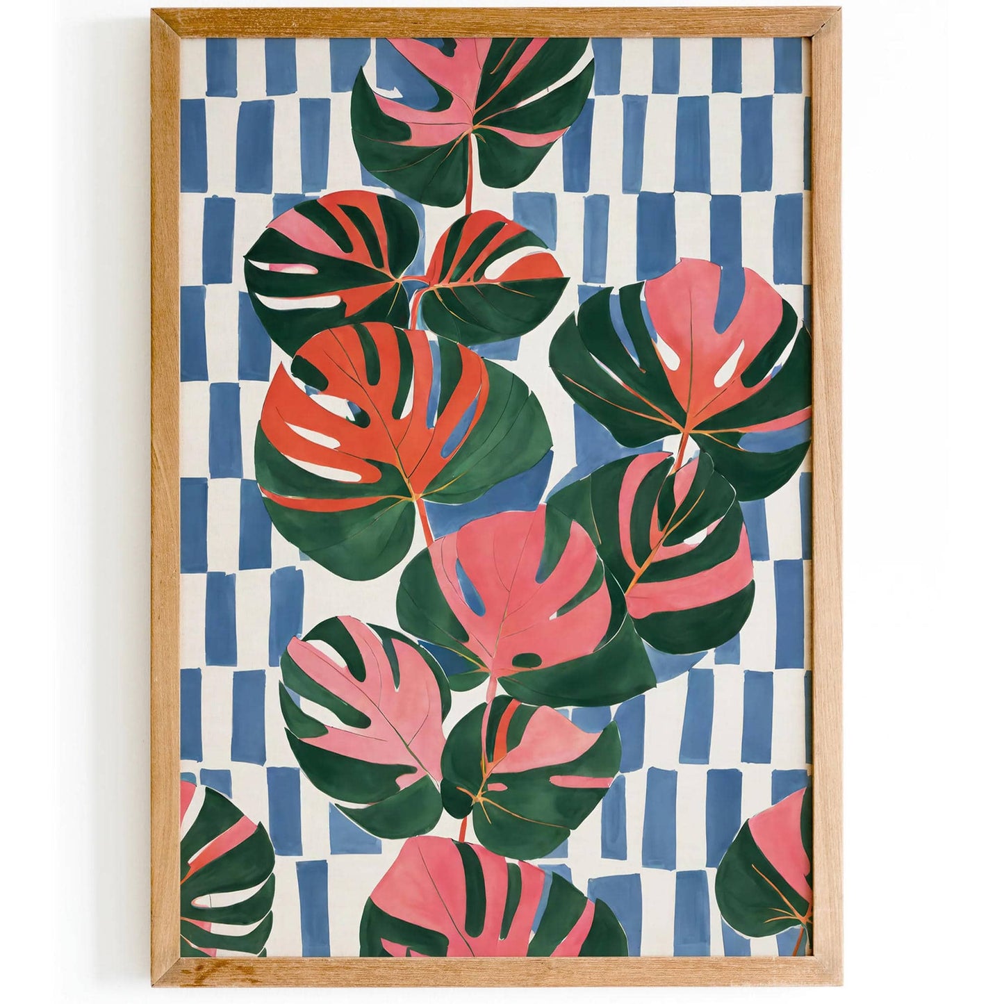 Tropical Monstera Leaf Art Print