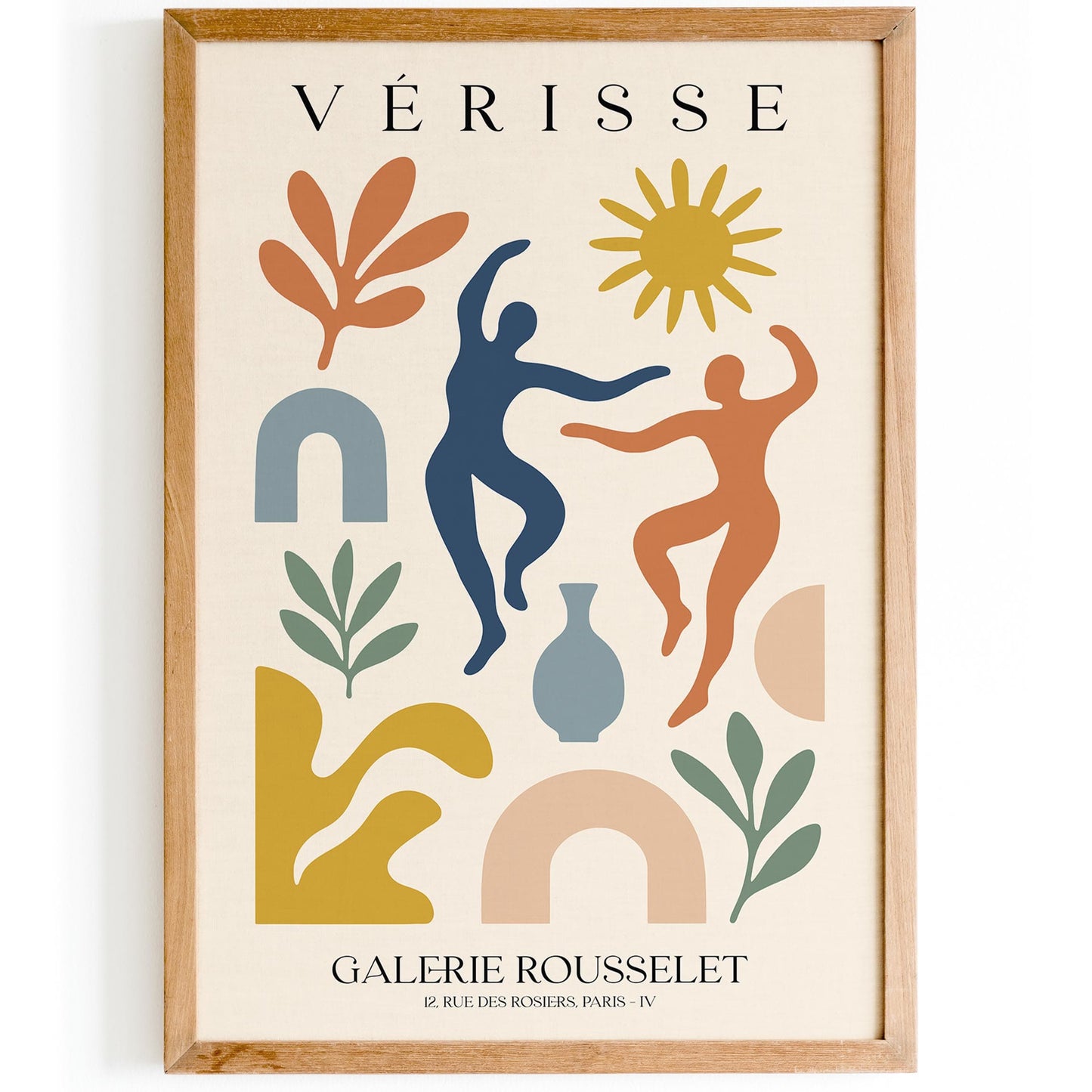 Papiers Découpés - French Abstract Wall Art Print