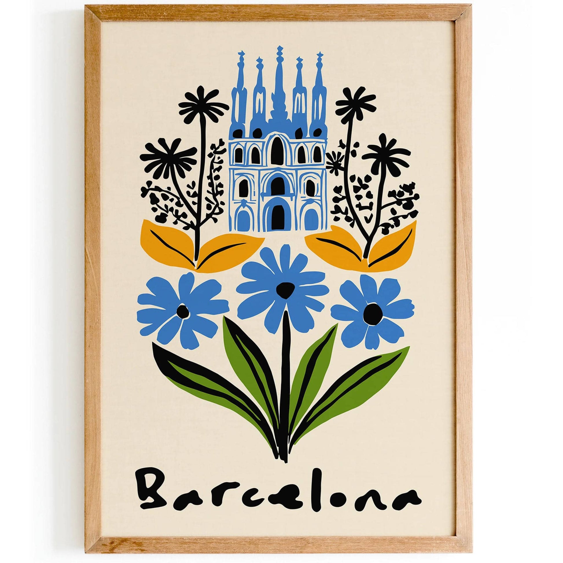 Barcelona Travel Poster - HypeSheriff