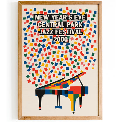 New Year's Eve Central Park Jazz Poster