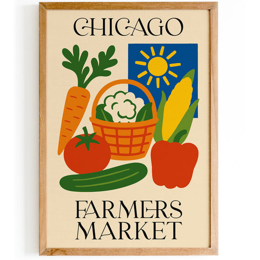 Chicago Farmers Market Poster