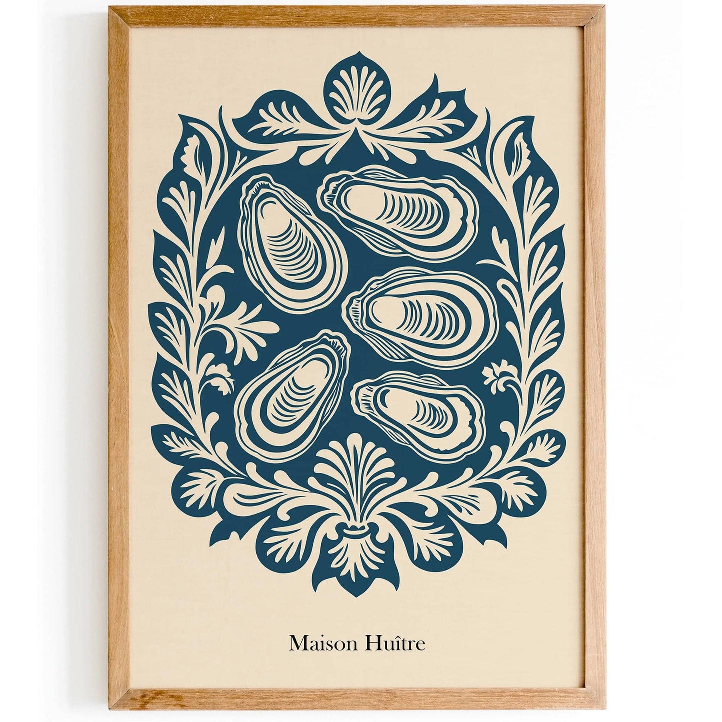 Maison Huître Oyster House Poster