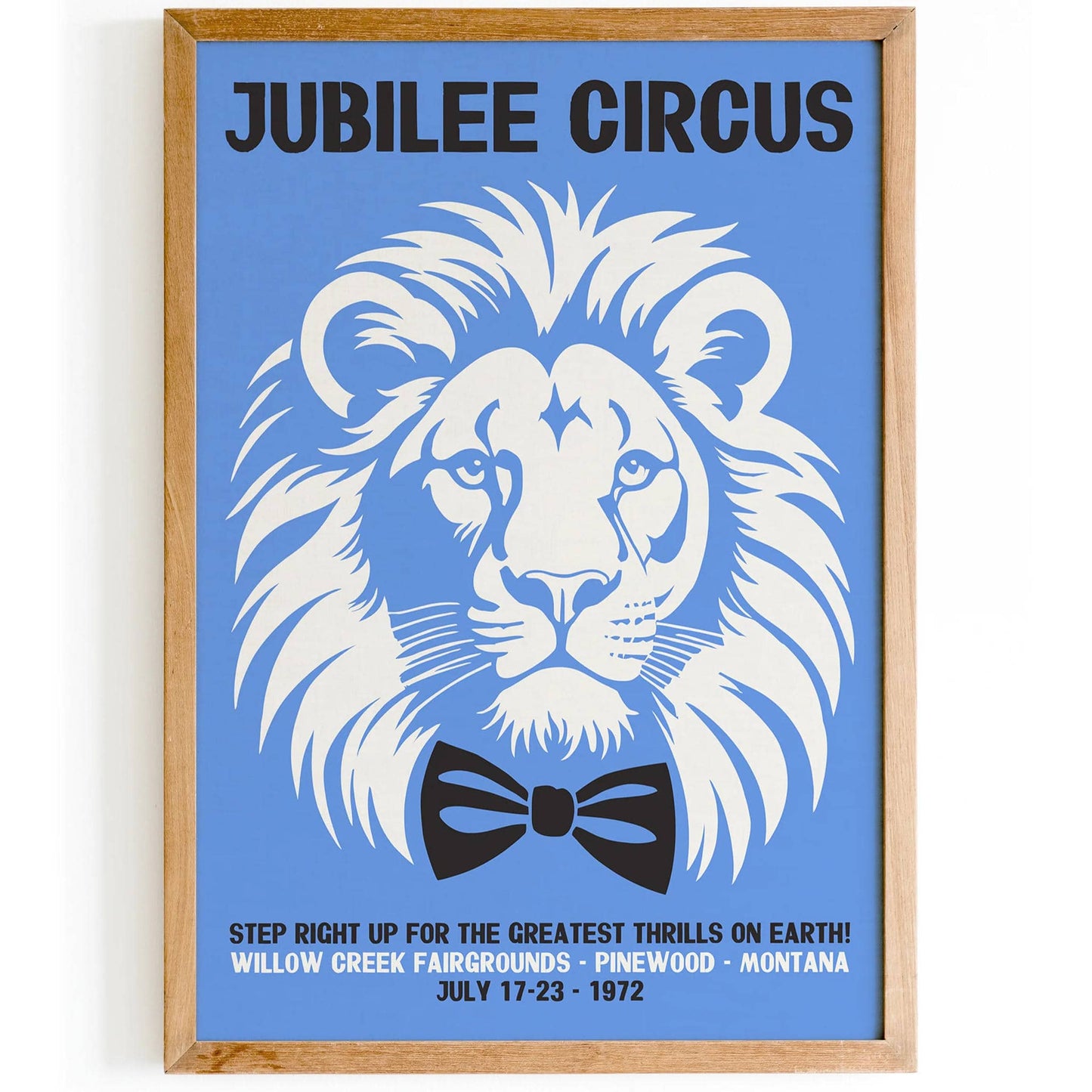 Jubilee Circus Retro 1972 Poster - HypeSheriff
