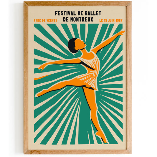 Festival de Ballet de Montreux Art Print