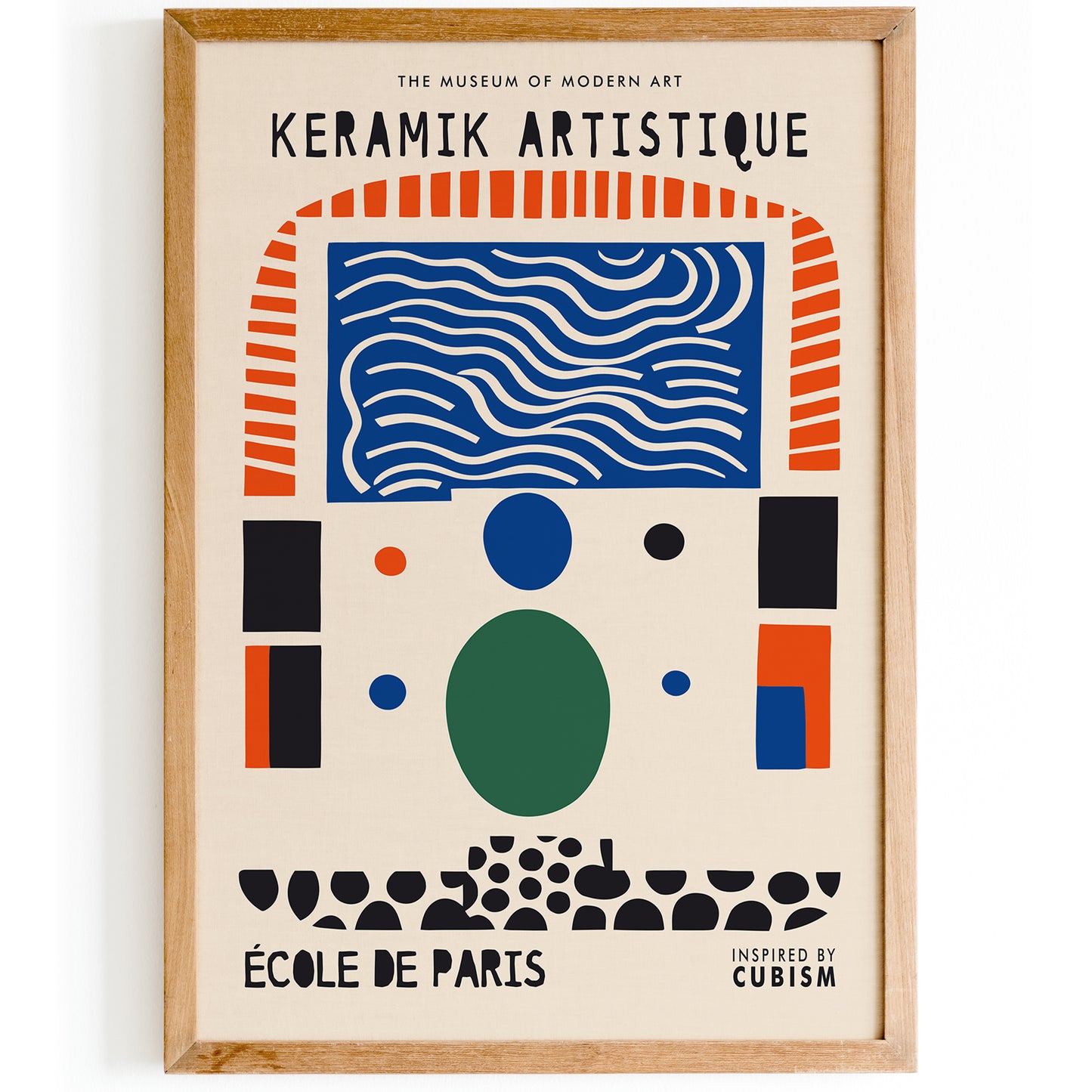 Abstract Keramik Exhibition Poster