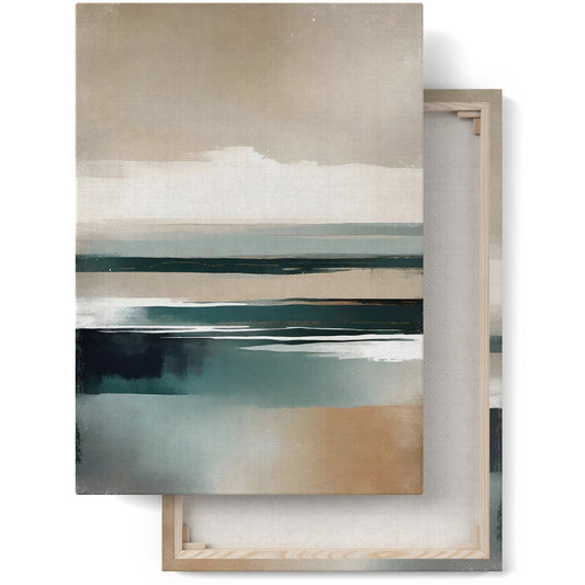 Chromatic Serenity: Landscape Canvas Print