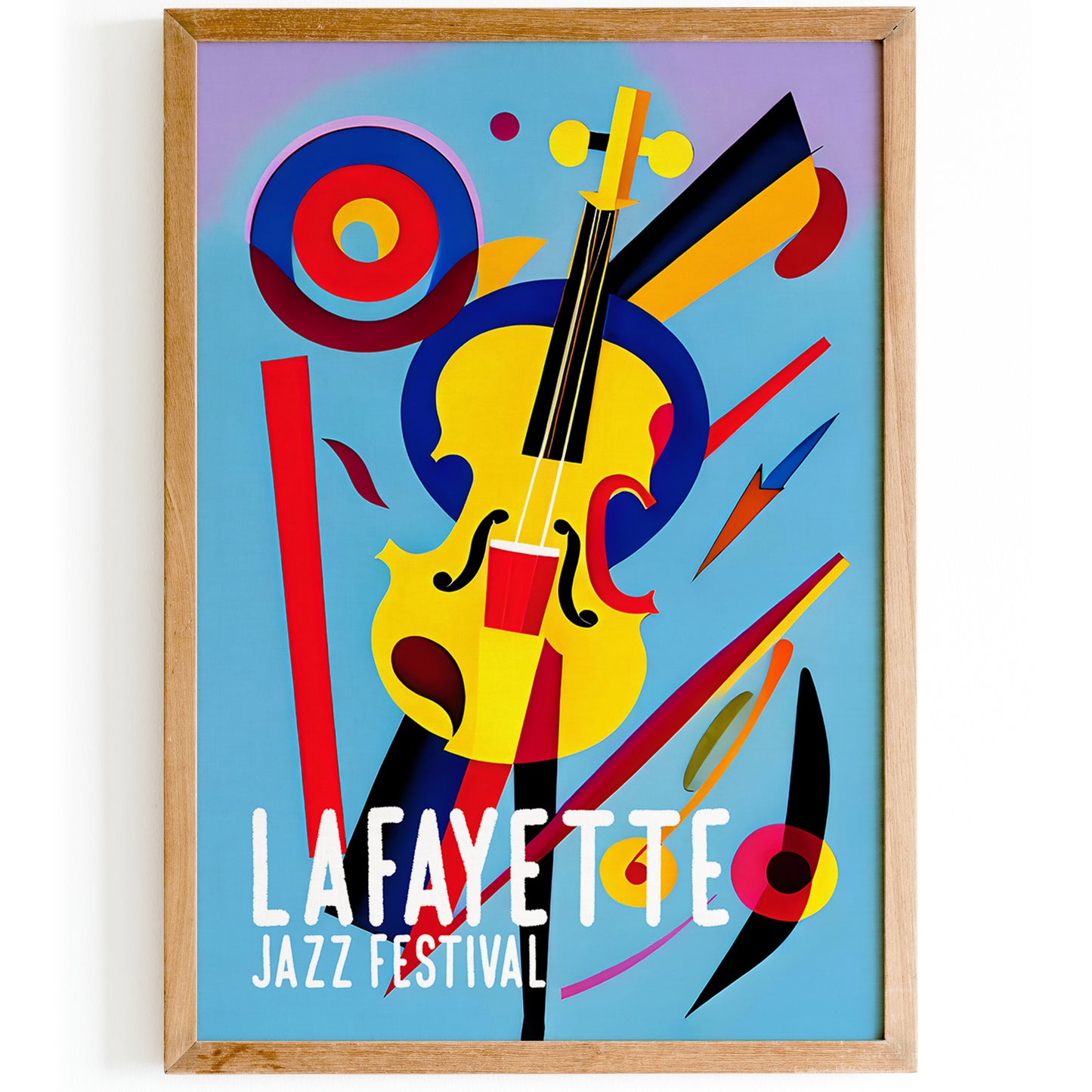 Lafayette Jazz Music Poster