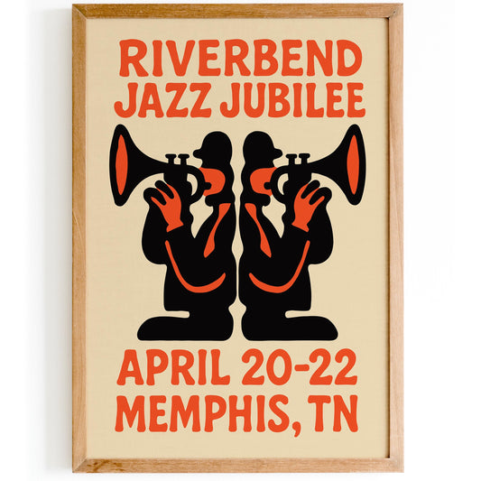 Riverbend Jazz Poster Print