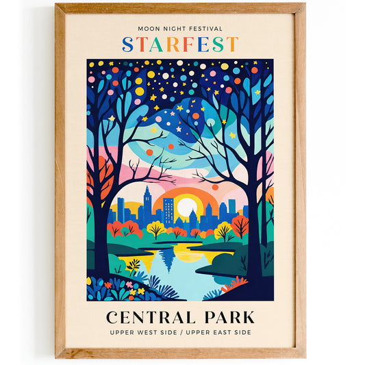 NYC Starnight Festival Art Print 2024 Edition