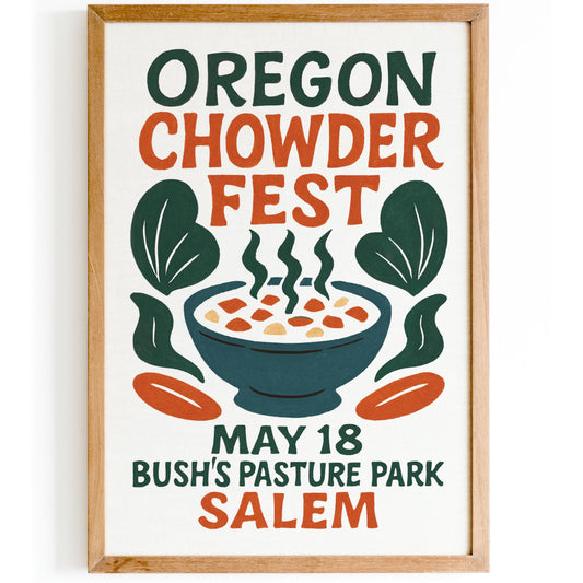 Oregon Chowder Fest Poster
