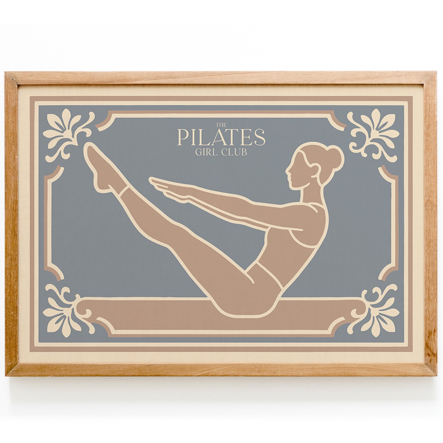 The Pilates Girl Club Poster - Horizontal Sport Wall Art