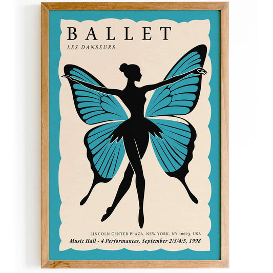 Ballet Blue Music Poster