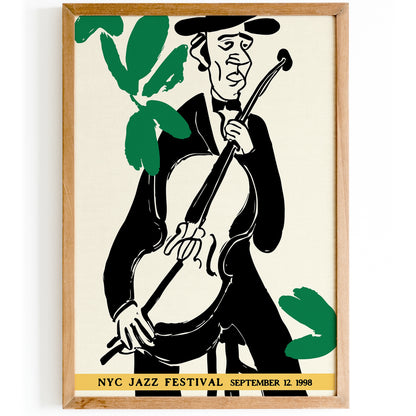 NYC Jazz Festival 1998 Poster Reproduction