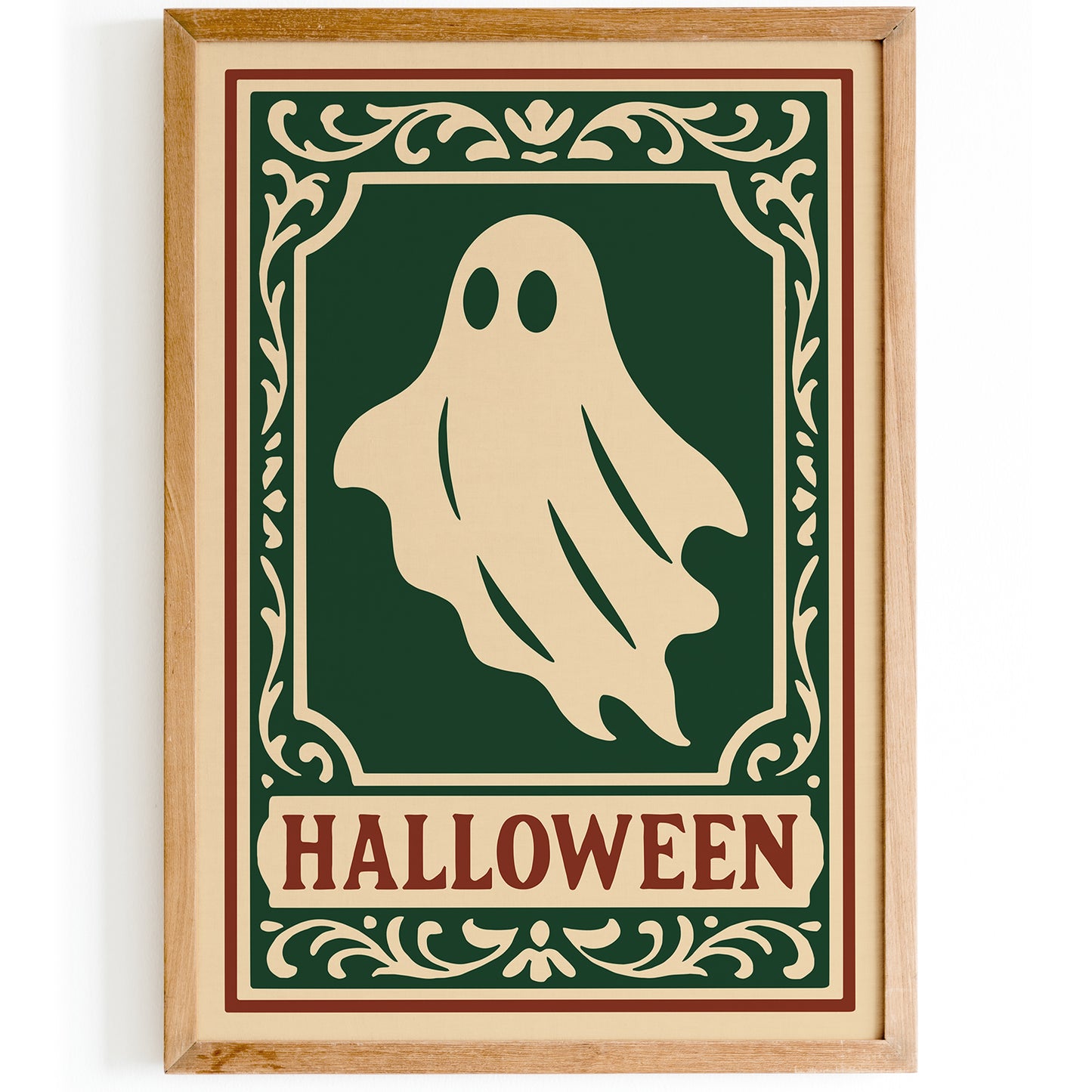 Halloween Ghost Poster -  Victorian Gothic Art Print
