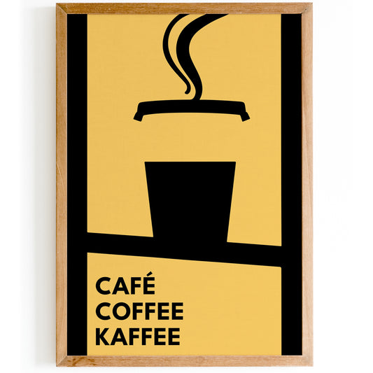 Minimalist Coffee Poster Print