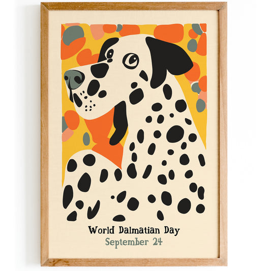 World Dalmatian Day Cute Poster