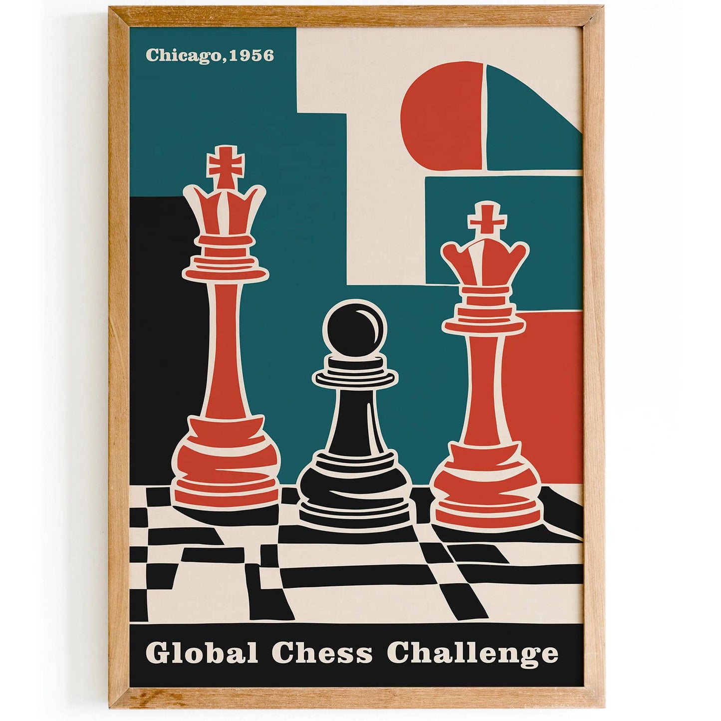 Global Chess Challenge Chicago Poster