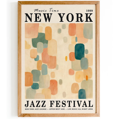 Music Time New York Jazz Festival Poster