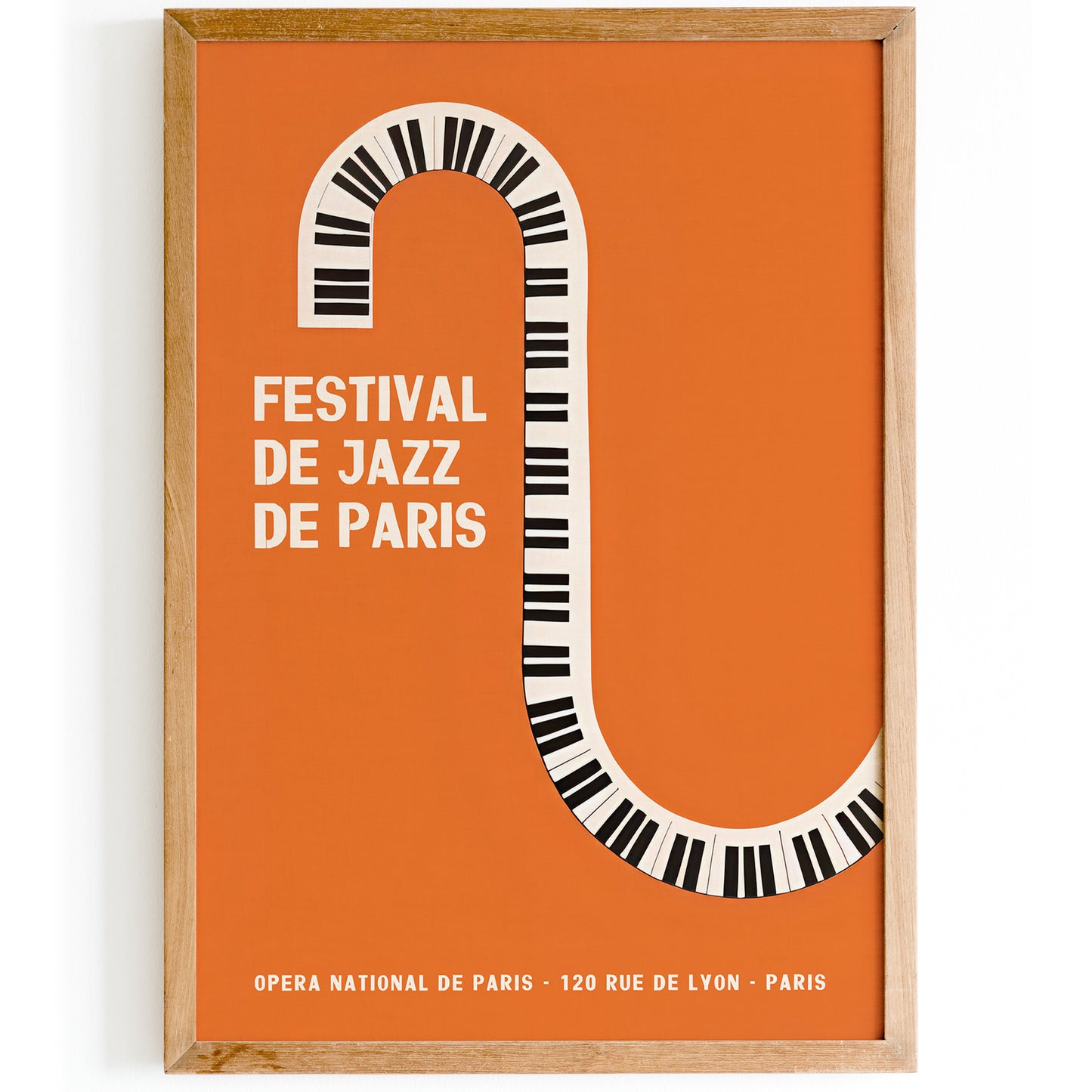 French Jazz Festival Poster - Paris