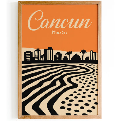 Cancun Mexico Poster - Travel Wall Art