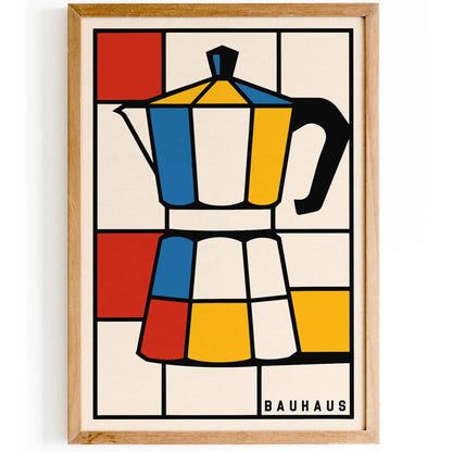 Coffee Pot Bauhaus Style Art Print