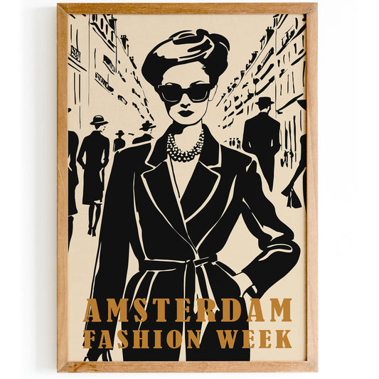 Amsterdam Fashion Week Art Print