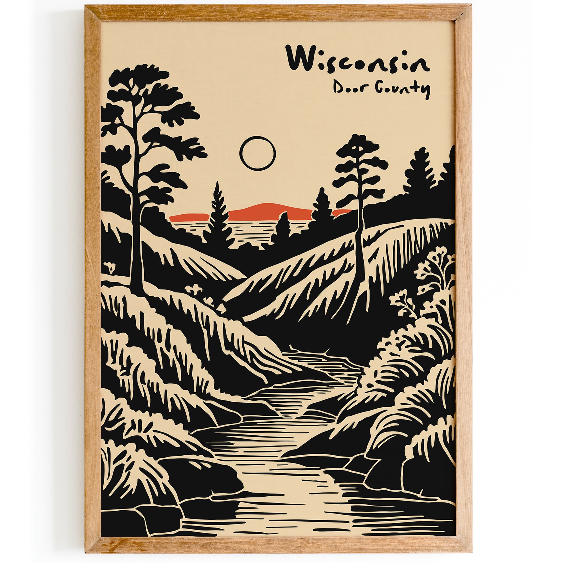 Door County Wisconsin Poster - Travel Wall Art – HypeSheriff