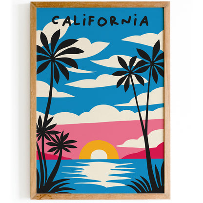 California Sunshine Landscape Wall Art