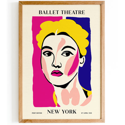 Ballet Theatre New York Poster