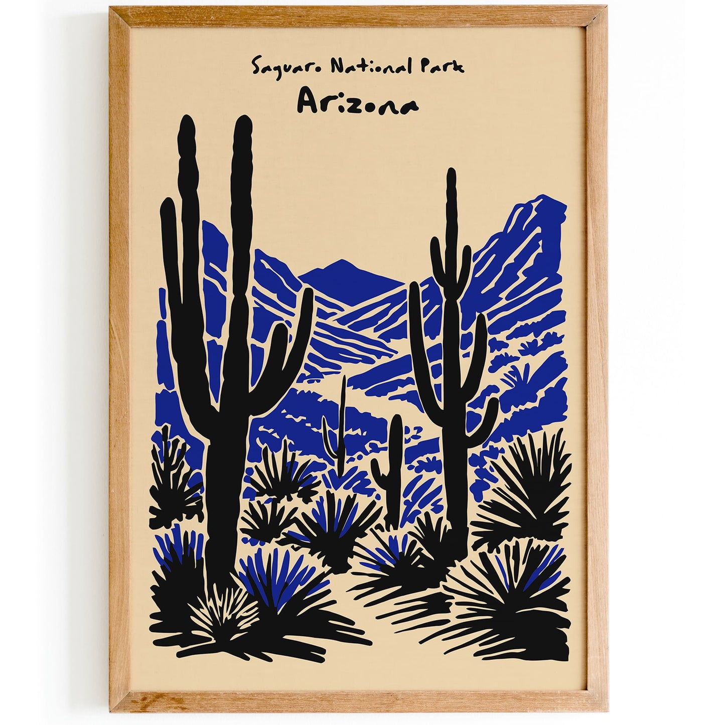 Saguaro National Park Arizona Tuscon Poster