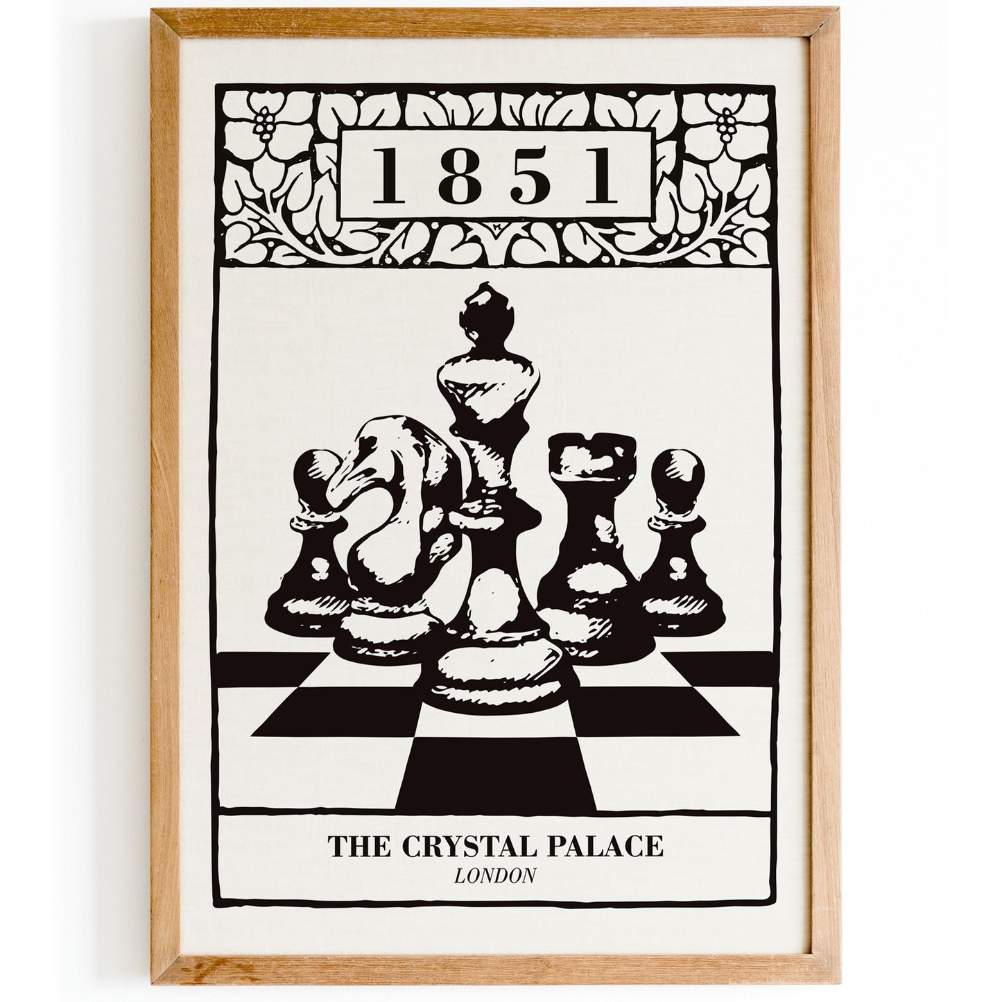 London Chess 1851 Poster